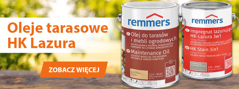 Oleje tarasowe HK Lazura